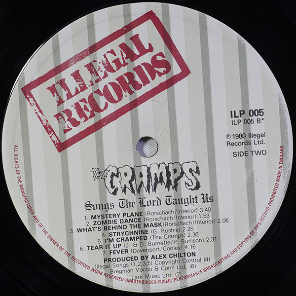 The Cramps : Songs The Lord Taught Us (LP, Album)