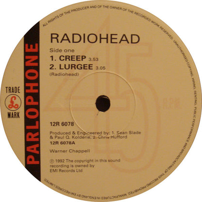 Radiohead : Creep (12", EP)