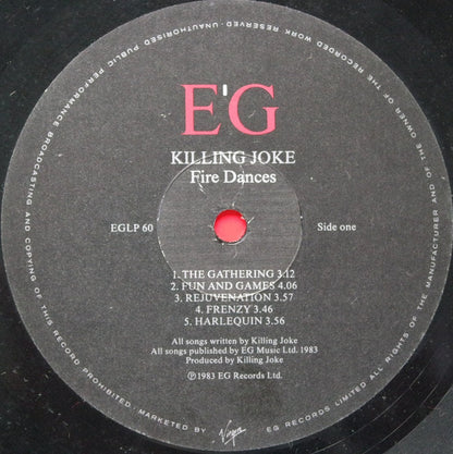 Killing Joke : Fire Dances (LP, Album, RE)