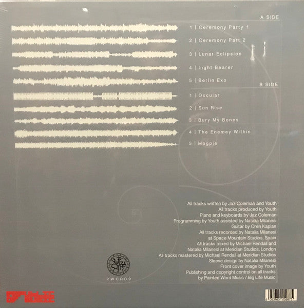 Jaz Coleman & Youth : Occular (LP, Album, Fro)