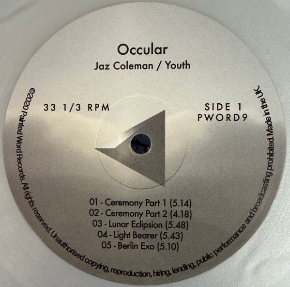 Jaz Coleman & Youth : Occular (LP, Album, Fro)