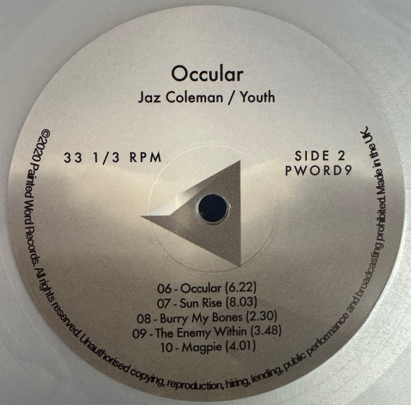 Jaz Coleman & Youth : Occular (LP, Album, Fro)