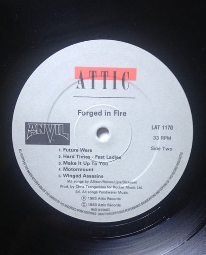 Anvil : Forged In Fire (LP, Album)