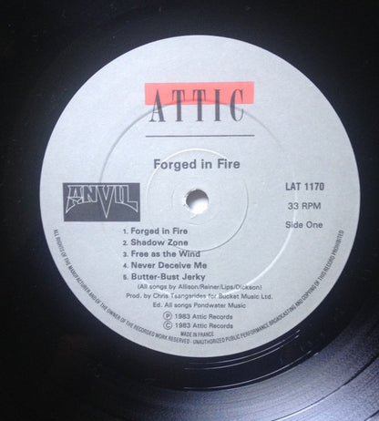 Anvil : Forged In Fire (LP, Album)