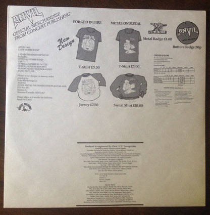 Anvil : Forged In Fire (LP, Album)