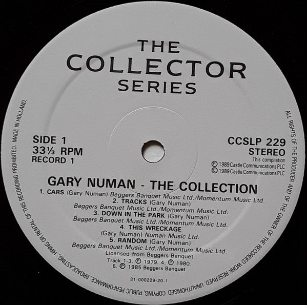 Gary Numan : The Collection (2xLP, Comp)