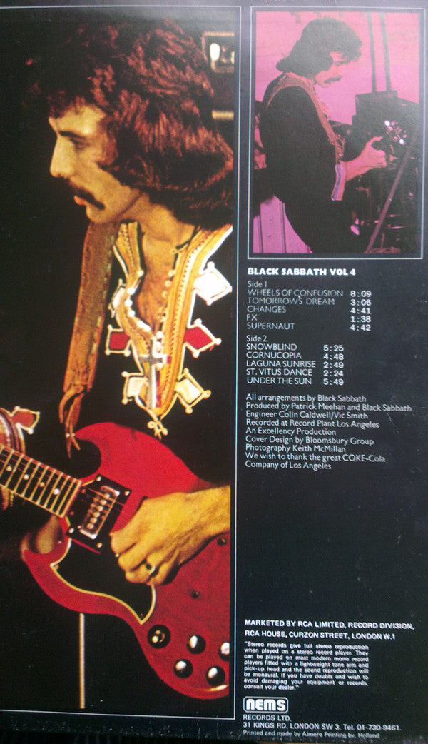 Black Sabbath : Black Sabbath Vol 4 (LP, Album, RE, Gat)