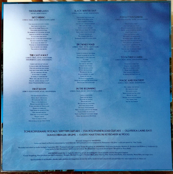 Amorphis : Tales From The Thousand Lakes (LP, Album, Ltd, RE, Gre)