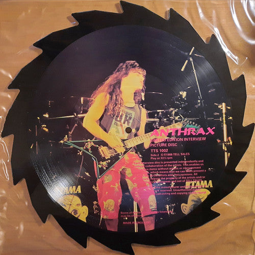 Anthrax : Limited Edition Interview Picture Disc (LP, Shape, Ltd, Pic, Unofficial, Saw)
