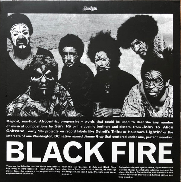 Various : Black Fire (5xLP, Comp, Ltd, RE)