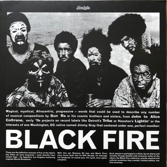 Various : Black Fire (5xLP, Comp, Ltd, RE)