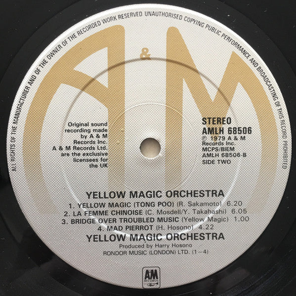 Yellow Magic Orchestra : Yellow Magic Orchestra (LP, Album, RP)