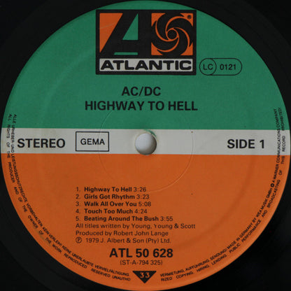 AC/DC : Highway To Hell (LP, Album)