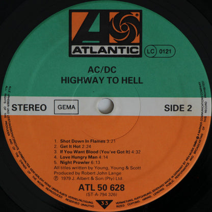 AC/DC : Highway To Hell (LP, Album)