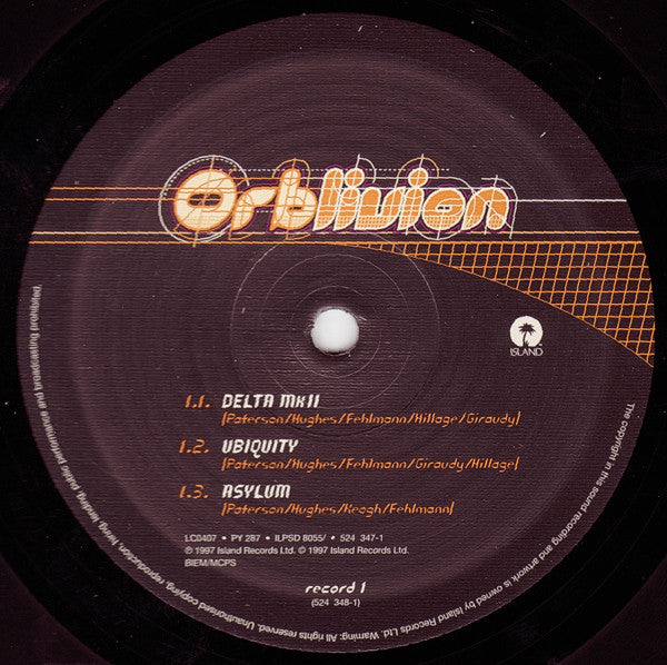 The Orb : Orblivion (2xLP, Album)