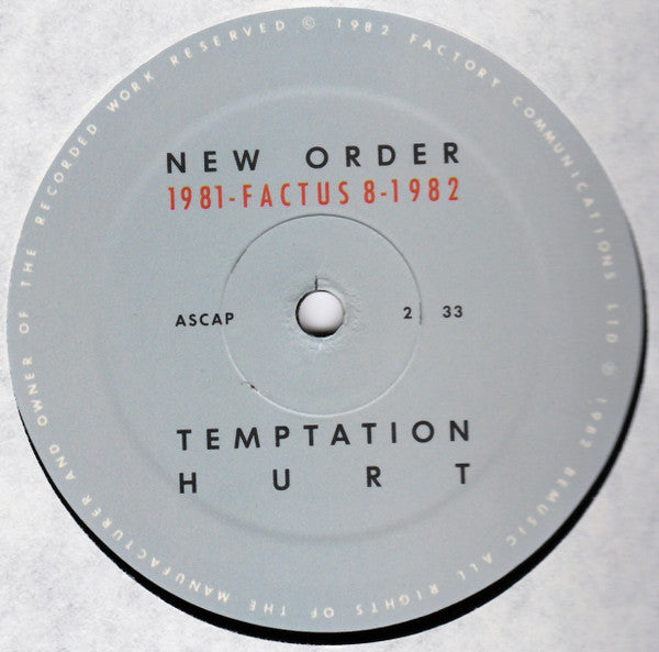 New Order : 1981-1982 (12", Comp)