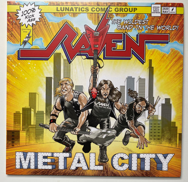 Raven (6) : Metal City (LP, Album, Pur)