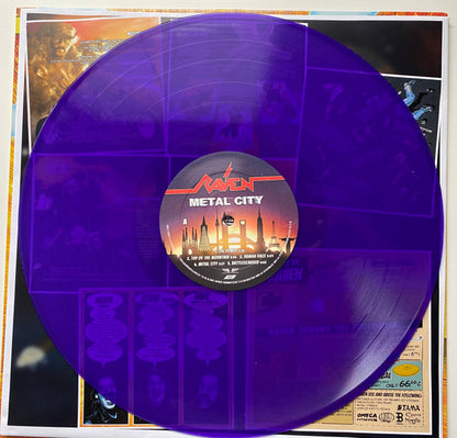 Raven (6) : Metal City (LP, Album, Pur)