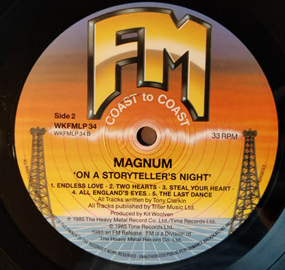 Magnum (3) : On A Storyteller's Night (LP, Album, RP)