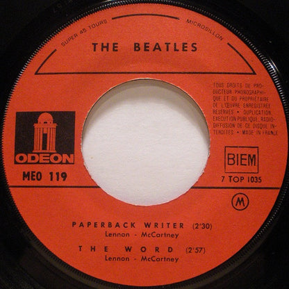The Beatles : Paperback Writer (7", EP, Mono)