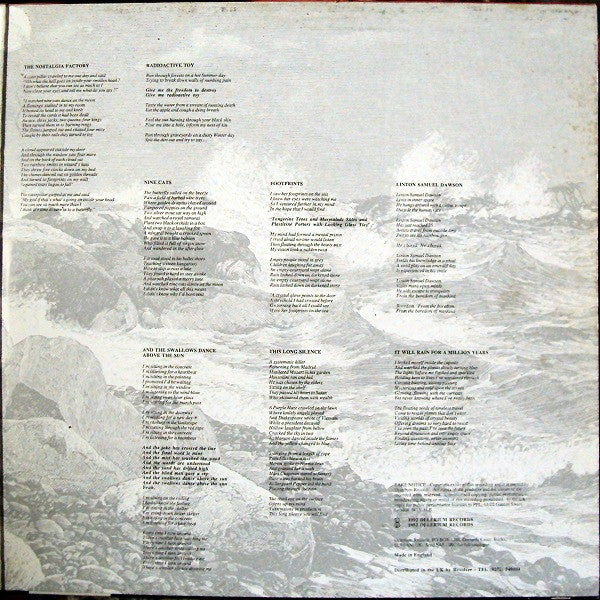 Porcupine Tree : On The Sunday Of Life... (2xLP, Album)