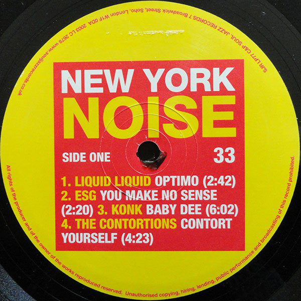 Various : New York Noise (Dance Music From The New York Underground 1978-1982) (2xLP, Comp)