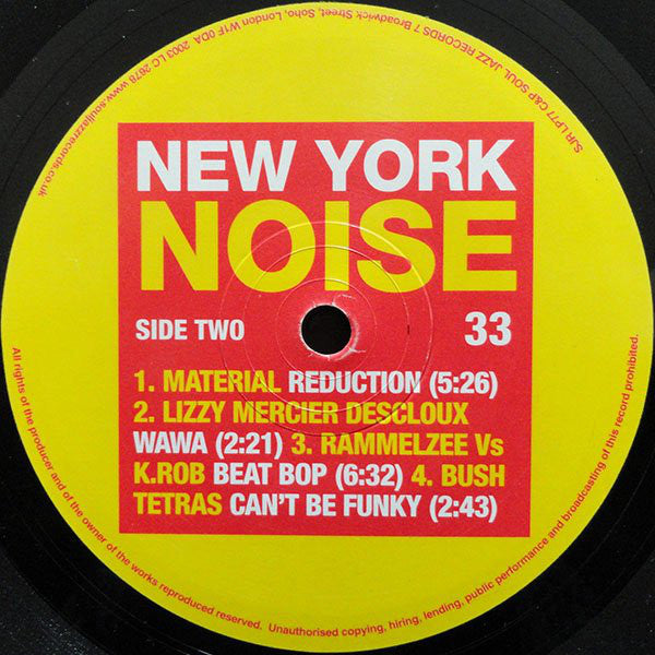 Various : New York Noise (Dance Music From The New York Underground 1978-1982) (2xLP, Comp)