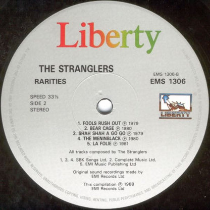 The Stranglers : Rarities (LP, Comp)