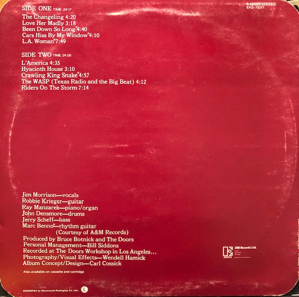 Doors* : L.A. Woman (LP, Album, RE, Ast)
