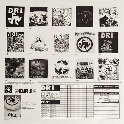 D.R.I.* : Thrash Zone (LP, Album, No )