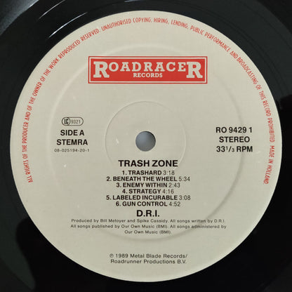 D.R.I.* : Thrash Zone (LP, Album, No )