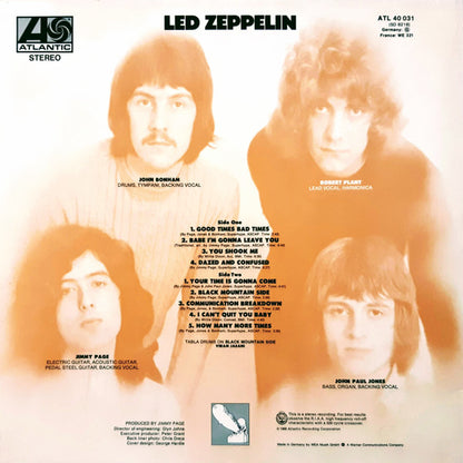 Led Zeppelin : Led Zeppelin (LP, Album, RE)