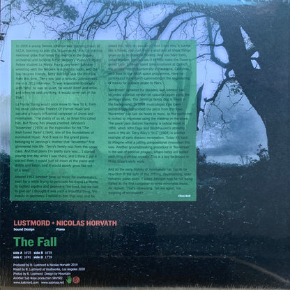 Lustmord + Nicolas Horvath : The Fall (Dennis Johnson's November Deconstructed)  (2xLP, Ltd, Whi)