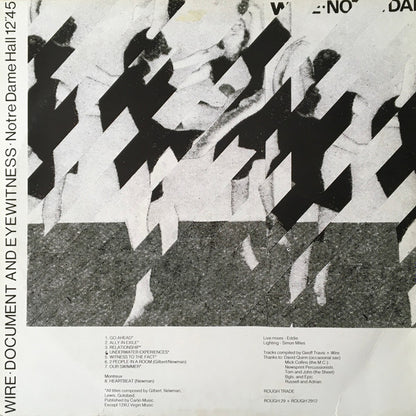 Wire : Document And Eyewitness (LP + 12" + Album)
