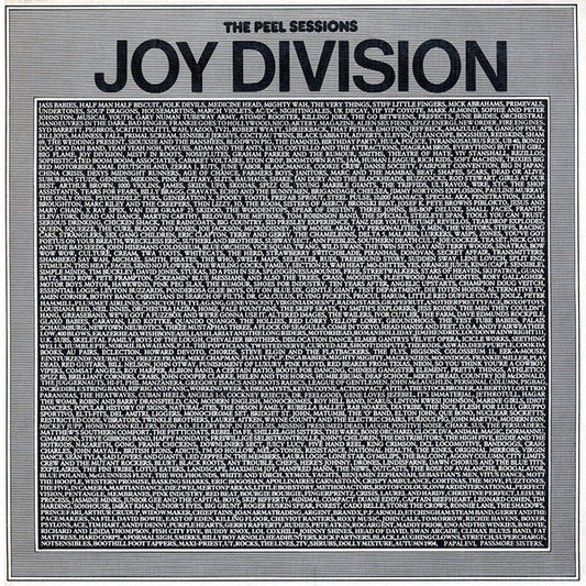 Joy Division : The Peel Sessions (12", EP, Tex)