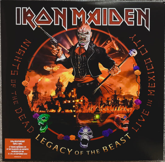 Iron Maiden : Nights Of The Dead, Legacy Of The Beast: Live In Mexico City (3xLP, Album, 180)