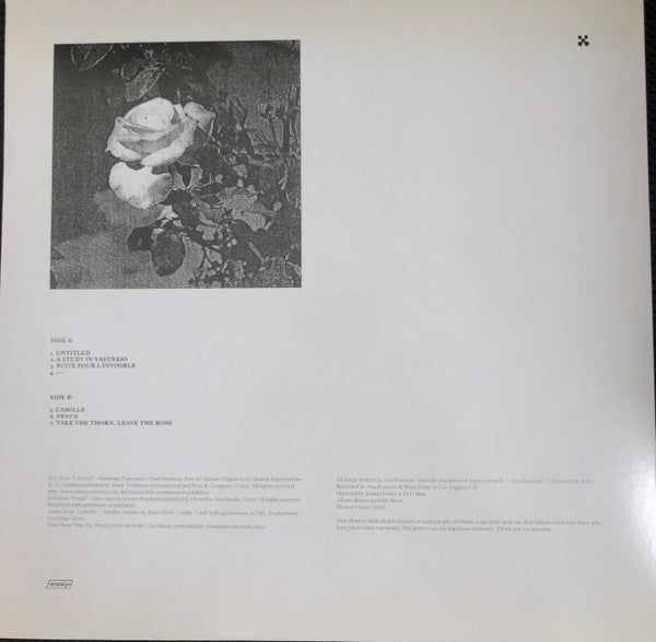 Ana Roxanne : Because Of A Flower (LP, Album)