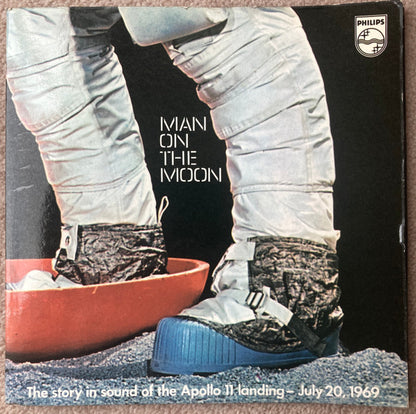 Various : Man On The Moon (7", Mono, Lar)