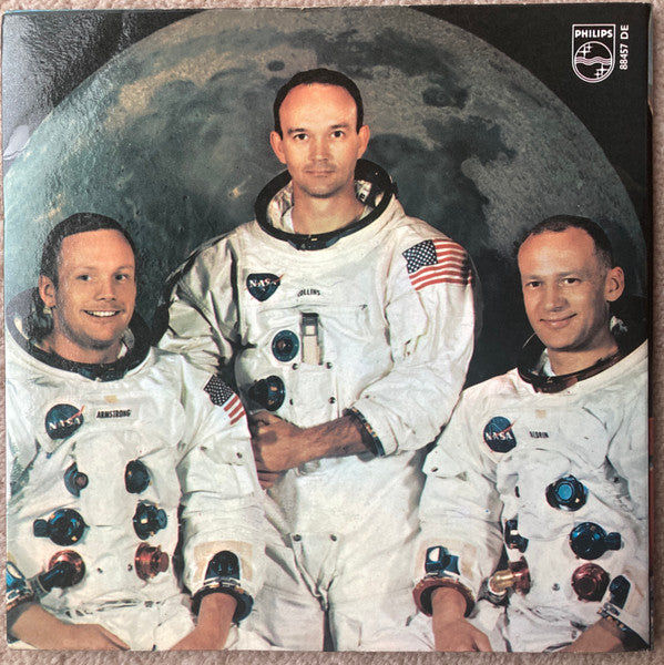 Various : Man On The Moon (7", Mono, Lar)