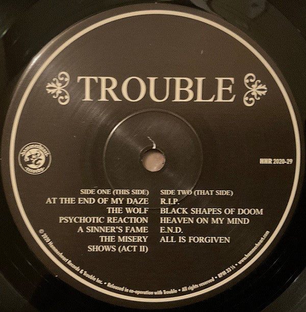 Trouble (5) : Trouble (LP, Album, RE, RM)