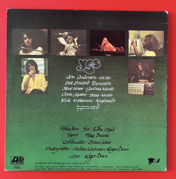 Yes : Close To The Edge (LP, Album, Gat)
