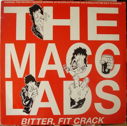 The Macc Lads : Bitter, Fit Crack (LP, Album, RP)