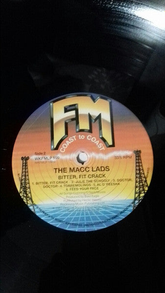 The Macc Lads : Bitter, Fit Crack (LP, Album, RP)