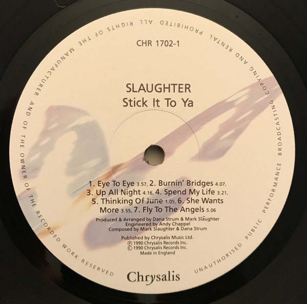 Slaughter : Stick It To Ya (LP, Album)