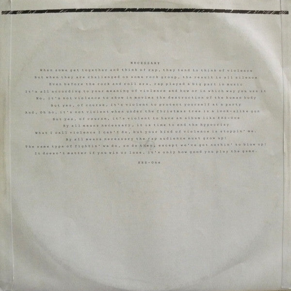 Boogie Down Productions : By All Means Necessary (LP, Album + 12", Single + Ltd)
