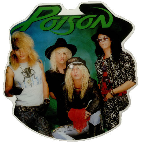 Poison (3) : Every Rose Has Its Thorn (7", Shape, Pic)