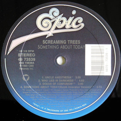 Screaming Trees : Something About Today (12", S/Sided, Maxi, Etch, 4-T)