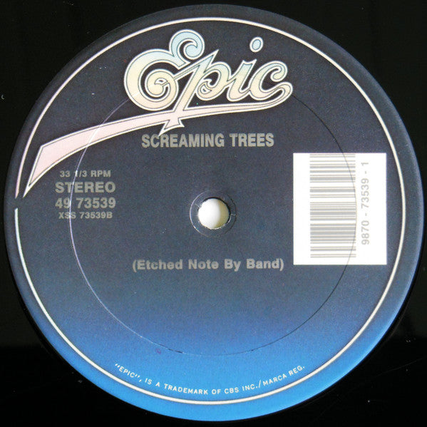 Screaming Trees : Something About Today (12", S/Sided, Maxi, Etch, 4-T)
