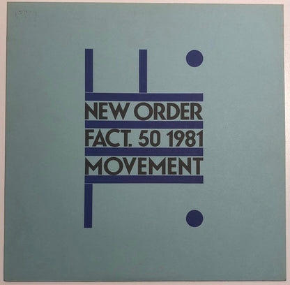 New Order : Movement (LP, Album, A2,)