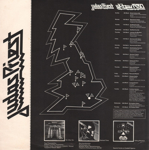 Judas Priest : Unleashed In The East (Live In Japan) (LP, Album)
